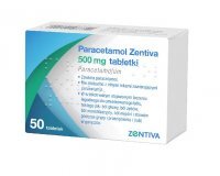 Paracetamol Zentiva 500 mg, 50 tabl ból gorączka