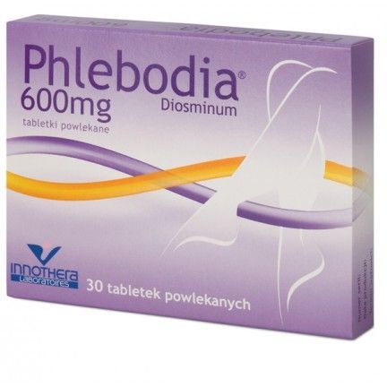 Phlebodia 600 mg, 30 tabl ŻYLAKI SKURCZE ŻYŁY
