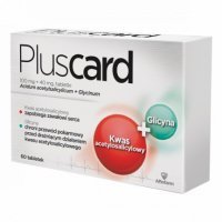 Pluscard 100 mg + 40 mg 60 tabl aspiryna na serce