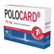 Polocard® 75 mg 60 tabletek dojelitowych serce kwas acetylosalicylowy
