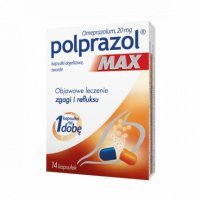 Polprazol Max, 20 mg, 14 kaps zgaga żołądek