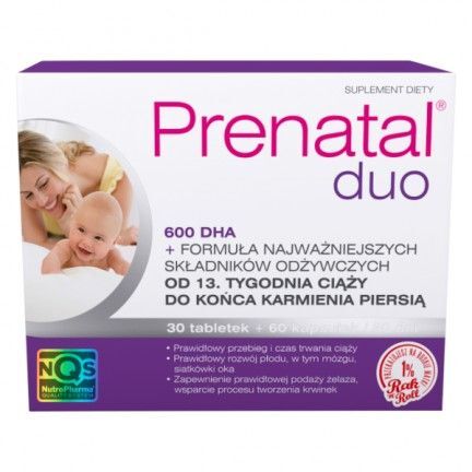 Prenatal Duo, 30 tabletek + 60 kapsułek
