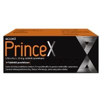 Princex 25 mg, 4 tabletki powl potencja mężczyzna