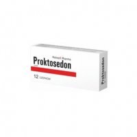 Proktosedon, 12 czopków HEMOROIDY