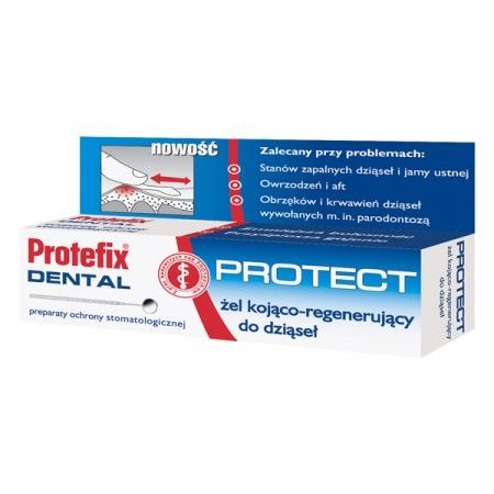 Protefix Protect, żel kojąco-regenerujący do dziąseł, 10 ml