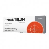 Pyrantelum 250 mg 3 tabletki