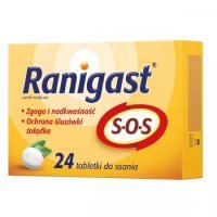 Ranigast S.O.S, 24 tabletek do ssania żołądek zgaga