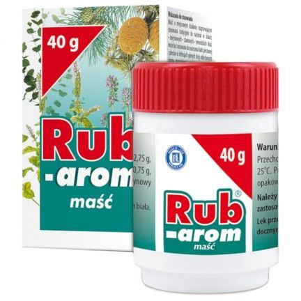 Rub-Arom, maść, 40 g rozgrzewający przeziębienie