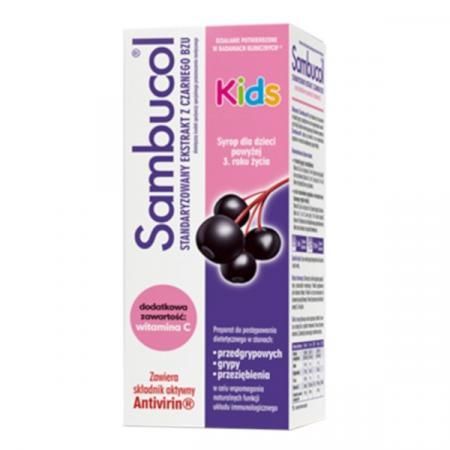 Sambucol Kids, dziecko odporność, syrop 120 ml