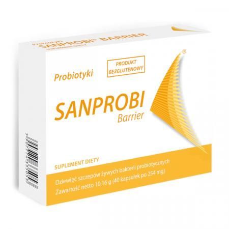 Sanprobi Barrier, 40 kapsułek probiotyk jelita