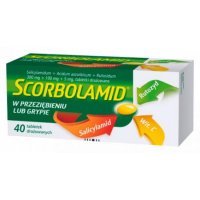 Scorbolamid, 40 drażetek grypa przeziębienie