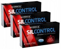 Silcontrol 25 mg, 12 tabletki powlekane potencja sildenafil potencja