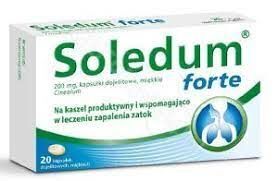 Soledum Forte 200 mg 20 kapsułek zatoki odporność