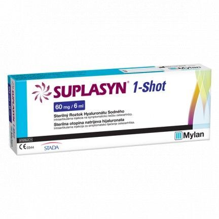 Suplasyn 1-shot 60 mg/6 ml 1 ampułkostrzykawka