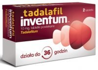 Tadalafil Inventum 2 tabletki erekcja potencja mężczyzna