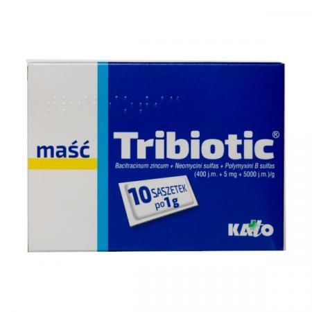 Tribiotic maść antybiotyk rany 1 g