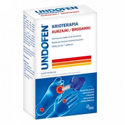 Undofen Krioterapia na kurzajki/brodawki, 50 ml (12 aplikacji)