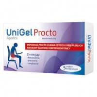UniGel Apotex Procto, 5 czopków hemoroidy