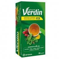 Verdin Fix, herbata 20 sasz wątroba ukł pokarmowy