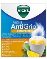 Vicks AntiGrip Complex 10 sasz grypa  LEK APTEKA