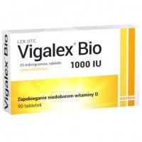 Vigalex Bio 1000 IU, 90 tabletek odporność D3 LEK