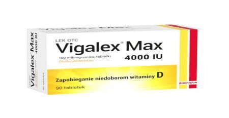 Vigalex Max 4000 IU, 90 tabletek odporność D3 LEK