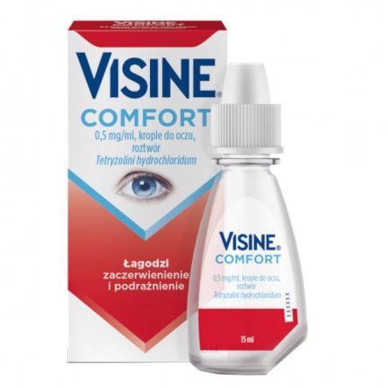Visine Comfort 0,5 mg/ml, krople do oczu 15 ml