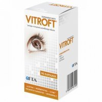 Vitroft, 30 kapsułek witaminy oczy luteina