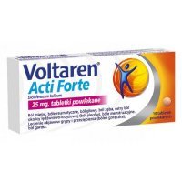 Voltaren Acti Forte 25 mg, 10 tabletek powlekanych diclofenac