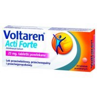 Voltaren Acti Forte 25 mg, 20 tabletek powlekanych diclofenac