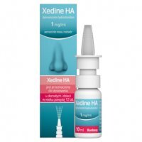 Xedine HA, 1 mg/ml, aerozol do nosa, roztwór, 10 ml