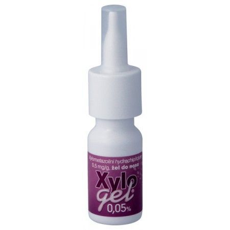 Xylogel 0,05%, żel do nosa, 10 g, atomizer katar