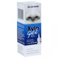 Xylogel 0,1%, 1 mg/g, żel do nosa 10 g 15 ml katar
