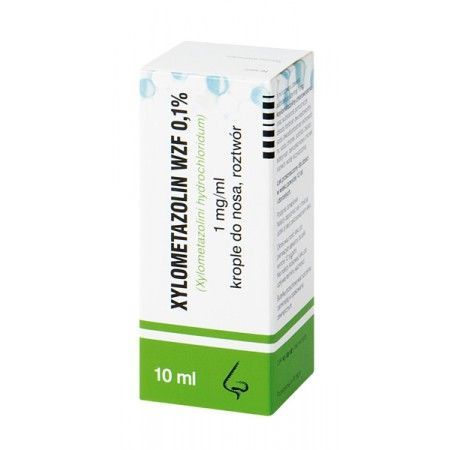 Xylometazolin WZF 0,1%, krople, 10 ml