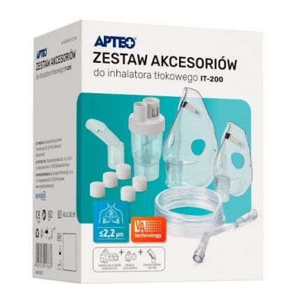 Zestaw akcesoriów do Inhalatora tłokowego IT-200 APTEO CARE