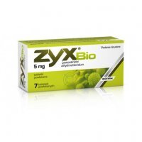 Zyx Bio 5 mg, 7 tabletek alergia uczulenie pyłki